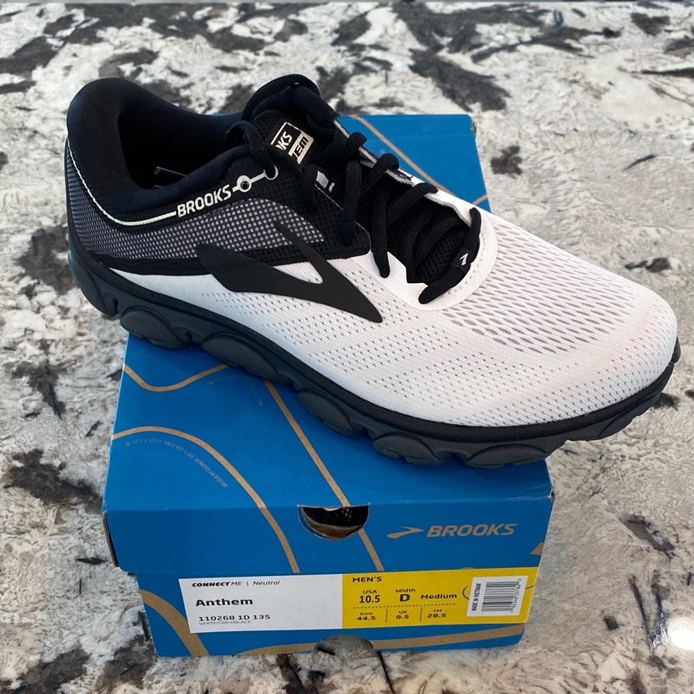 Brooks Anthem Men's Shoes - Black and White